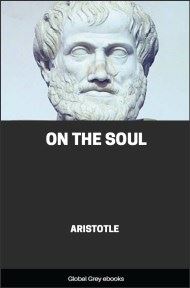 cover page for the Global Grey edition of On the Soul by Aristotle