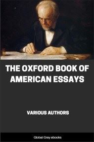 The Oxford Book of American Essays, by Various Authors - click to see full size image