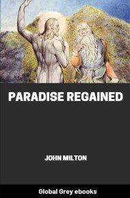 cover page for the Global Grey edition of Paradise Regained by John Milton