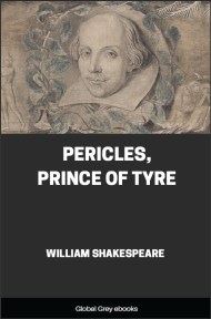 cover page for the Global Grey edition of Pericles, Prince of Tyre by William Shakespeare