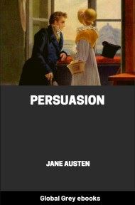 cover page for the Global Grey edition of Persuasion By Jane Austen