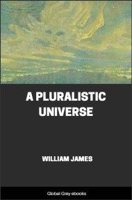 cover page for the Global Grey edition of A Pluralistic Universe by William James