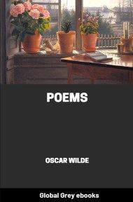 cover page for the Global Grey edition of Poems by Oscar Wilde