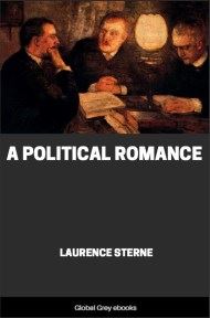 cover page for the Global Grey edition of A Political Romance by Laurence Sterne