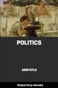 cover page for the Global Grey edition of Politics by Aristotle