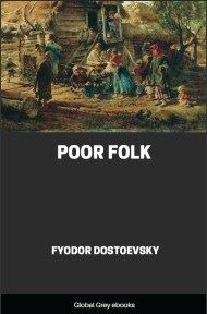 cover page for the Global Grey edition of Poor Folk by Fyodor Dostoevsky
