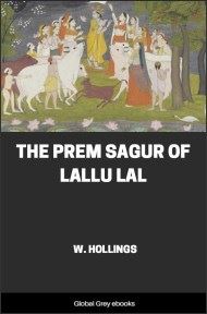 cover page for the Global Grey edition of The Prem Sagur of Lallu Lal by W. Hollings