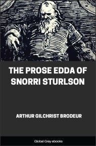 cover page for the Global Grey edition of The Prose Edda of Snorri Sturlson by Arthur Gilchrist Brodeur