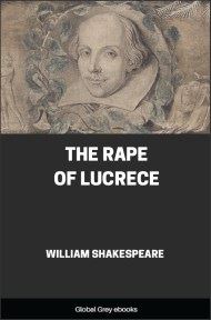 cover page for the Global Grey edition of The Rape of Lucrece by William Shakespeare