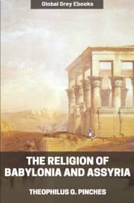 cover page for the Global Grey edition of The Religion of Babylonia and Assyria by Theophilus G. Pinches