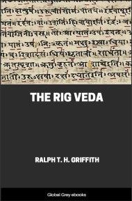 cover page for the Global Grey edition of The Rig Veda by Ralph T. H. Griffith