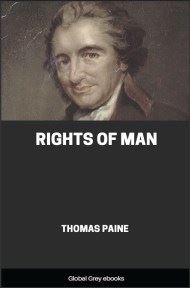 cover page for the Global Grey edition of Rights of Man by Thomas Paine