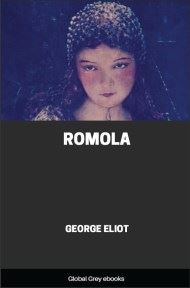 cover page for the Global Grey edition of Romola by George Eliot