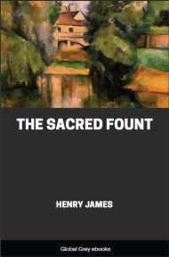 cover page for the Global Grey edition of The Sacred Fount by Henry James