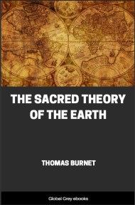 cover page for the Global Grey edition of The Sacred Theory of the Earth by Thomas Burnet