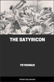cover page for the Global Grey edition of The Satyricon by Petronius