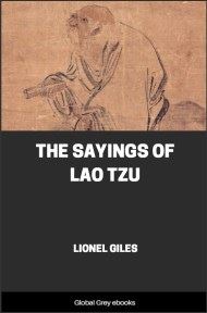 cover page for the Global Grey edition of The Sayings Of Lao Tzu by Lao Tzu