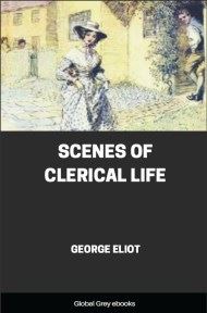 cover page for the Global Grey edition of Scenes of Clerical Life by George Eliot