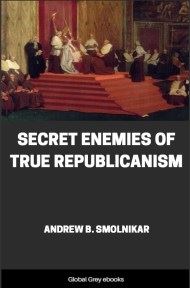 cover page for the Global Grey edition of Secret Enemies of True Republicanism by Andrew B. Smolnikar