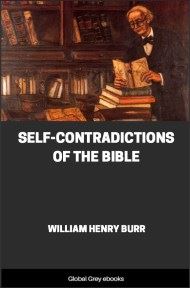 cover page for the Global Grey edition of Self-Contradictions of the Bible by William Henry Burr