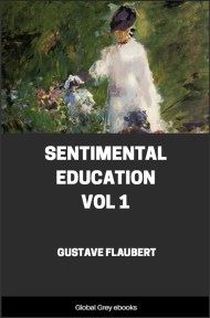 cover page for the Global Grey edition of Sentimental Education Vol 1 by Gustave Flaubert