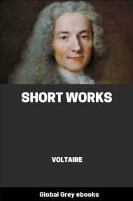 cover page for the Global Grey edition of Short Works by Voltaire
