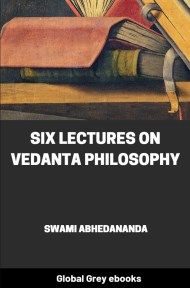 cover page for the Global Grey edition of Six Lectures on Vedanta Philosophy by Swami Abhedananda