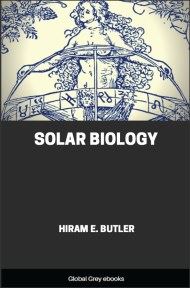 cover page for the Global Grey edition of Solar Biology by Hiram Butler