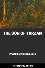 cover page for the Global Grey edition of The Son of Tarzan by Edgar Rice Burroughs