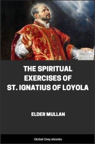 cover page for the Global Grey edition of The Spiritual Exercises of St. Ignatius of Loyola by Elder Mullan