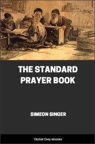 cover page for the Global Grey edition of The Standard Prayer Book by Simeon Singer