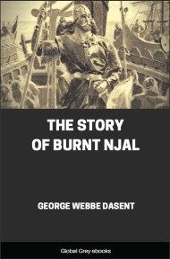 cover page for the Global Grey edition of The Story of Burnt Njal by George Webbe Dasent