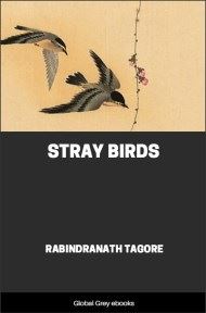 cover page for the Global Grey edition of Stray Birds by Rabindranath Tagore