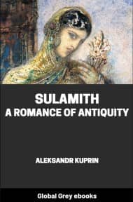 cover page for the Global Grey edition of Sulamith: A Romance of Antiquity by Aleksandr Kuprin