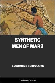 cover page for the Global Grey edition of Synthetic Men of Mars by Edgar Rice Burroughs