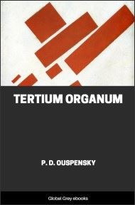 Tertium Organum, by P. D. Ouspensky - click to see full size image