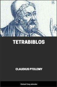 cover page for the Global Grey edition of Tetrabiblos by Claudius Ptolemy
