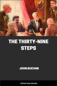 cover page for the Global Grey edition of The Thirty-Nine Steps by John Buchan