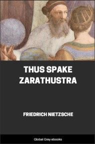 cover page for the Global Grey edition of Thus Spake Zarathustra by Friedrich Nietzsche