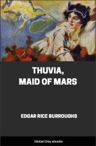 cover page for the Global Grey edition of Thuvia, Maid of Mars by Edgar Rice Burroughs