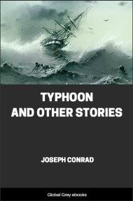 cover page for the Global Grey edition of Typhoon and Other Stories by Joseph Conrad