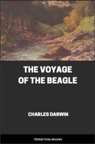 cover page for the Global Grey edition of The Voyage of the Beagle by Charles Darwin