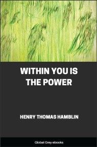 cover page for the Global Grey edition of Within You is the Power by Henry Thomas Hamblin