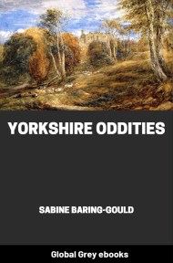 cover page for the Global Grey edition of Yorkshire Oddities by Sabine Baring-Gould