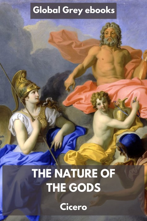cover page for the Global Grey edition of The Nature of the Gods by Cicero