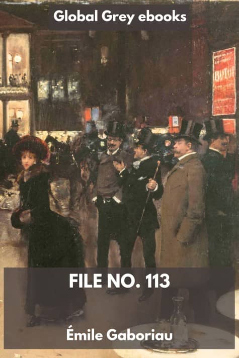 cover page for the Global Grey edition of File No. 113 by Émile Gaboriau
