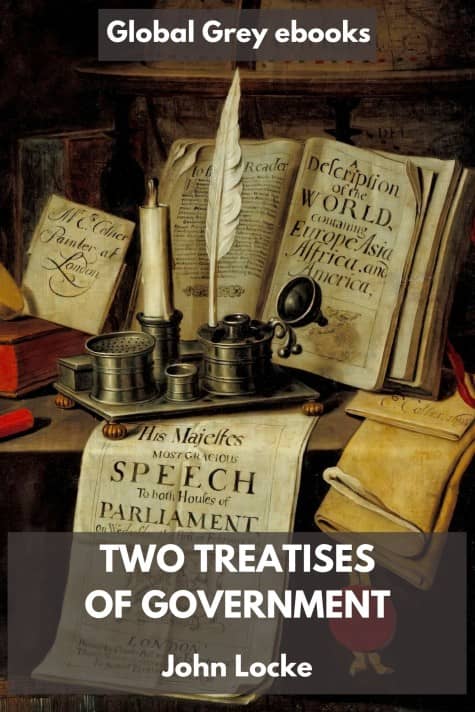 cover page for the Global Grey edition of Two Treatises of Government by John Locke