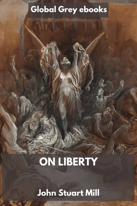 cover page for the Global Grey edition of On Liberty by John Stuart Mill