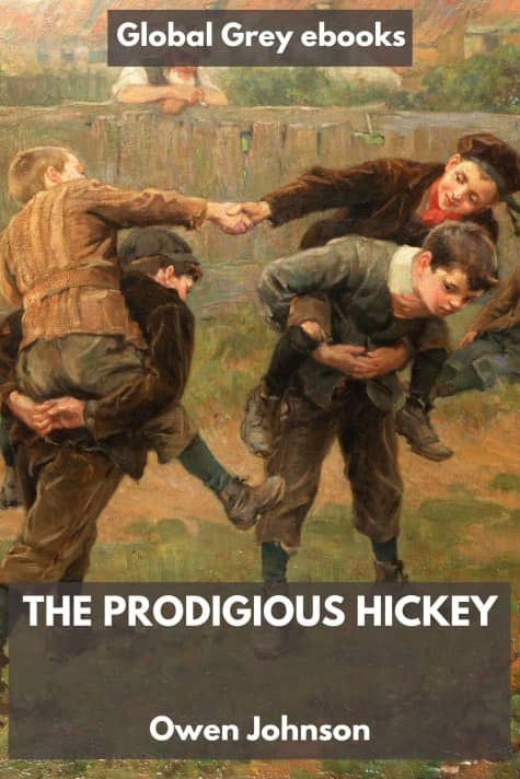 cover page for the Global Grey edition of The Prodigious Hickey by Owen Johnson