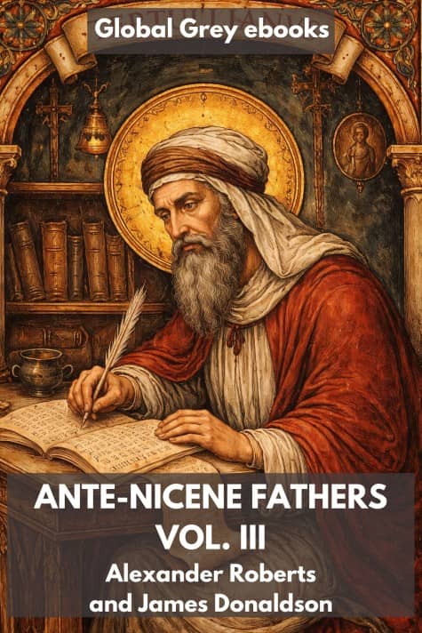 cover page for the Global Grey edition of Ante-Nicene Fathers, Vol. III by Alexander Roberts and James Donaldson